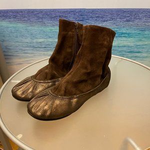 VINTAGE Repetto París Ballet Boots Size 9 Made in FRANCE ALL GENUINE LEATHER